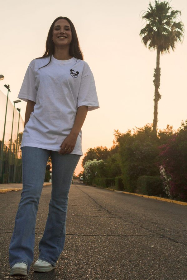 Camiseta Premium Oversize Blanca - Imagen 5